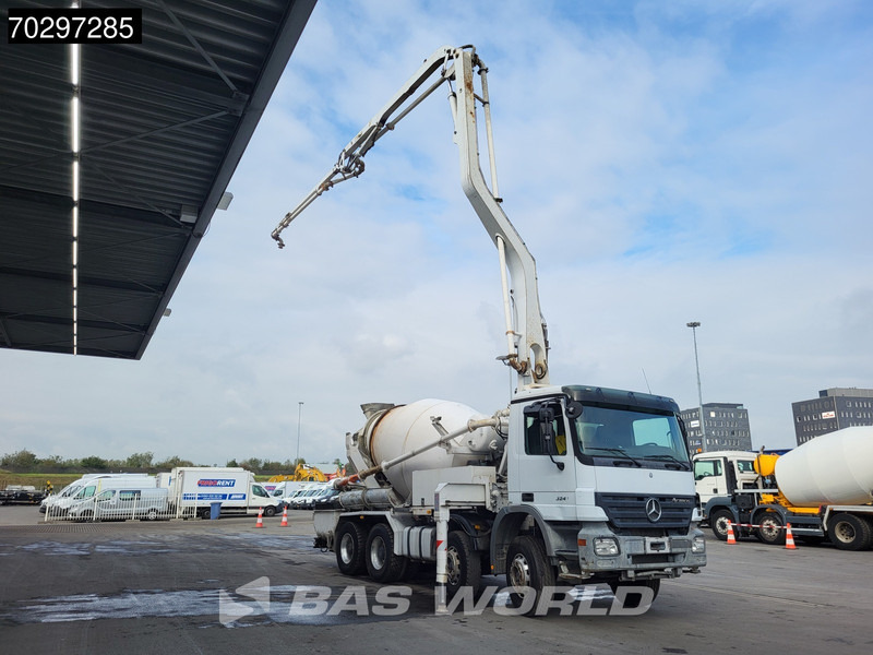 Mercedes-Benz Actros 3241 8X4 7m3 Putzmeister Mixer Big-Axle Steelsuspension Automatic Pompe+Mixer Euro 3 - Autočerpadlo: obrázek 5 Mercedes-Benz Actros 3241 8X4 7m3 Putzmeister Mixer Big-Axle Steelsuspension Automatic Pompe+Mixer Euro 3 - Autočerpadlo: obrázek 5