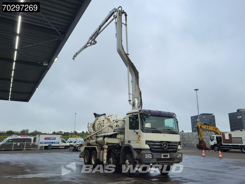 Mercedes-Benz Actros 3241 8X4 7m3 Putzmeister Mixer Big-Axle Steelsuspension Automatic Pompe+Mixer Euro 4 - Autočerpadlo: obrázek 3 Mercedes-Benz Actros 3241 8X4 7m3 Putzmeister Mixer Big-Axle Steelsuspension Automatic Pompe+Mixer Euro 4 - Autočerpadlo: obrázek 3