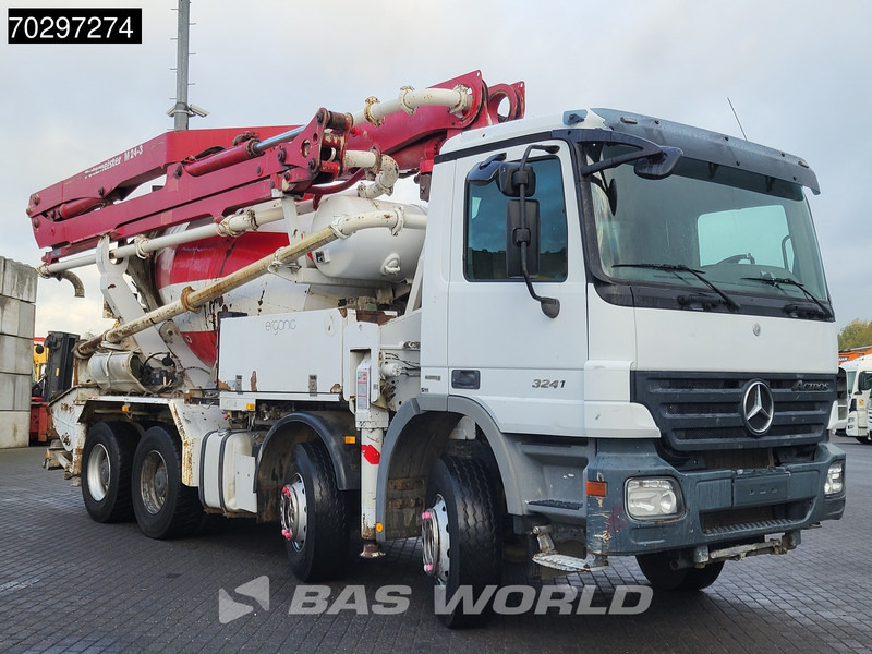 Mercedes-Benz Actros 3241 8X4 Putzmeister M24-3 Pump + 9m3 LIEBHERR Mixer Steelsuspension 3-Pedals Euro 4 - Autočerpadlo: obrázek 3 Mercedes-Benz Actros 3241 8X4 Putzmeister M24-3 Pump + 9m3 LIEBHERR Mixer Steelsuspension 3-Pedals Euro 4 - Autočerpadlo: obrázek 3