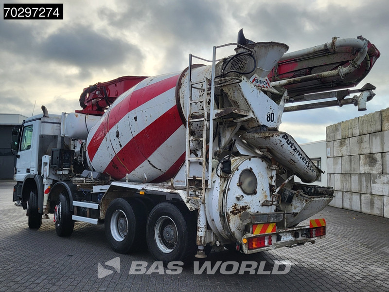 Mercedes-Benz Actros 3241 8X4 Putzmeister M24-3 Pump + 9m3 LIEBHERR Mixer Steelsuspension 3-Pedals Euro 4 - Autočerpadlo: obrázek 2 Mercedes-Benz Actros 3241 8X4 Putzmeister M24-3 Pump + 9m3 LIEBHERR Mixer Steelsuspension 3-Pedals Euro 4 - Autočerpadlo: obrázek 2