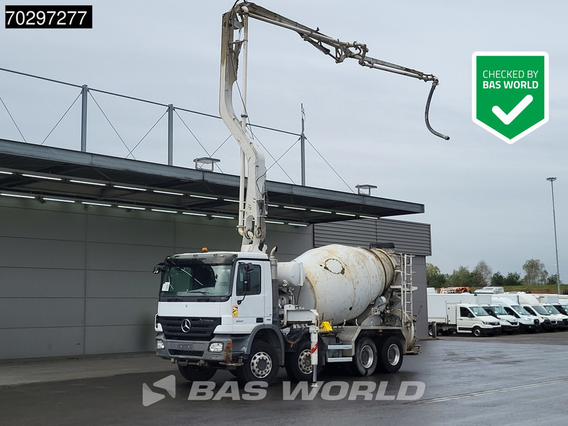 Mercedes-Benz Actros 3241 8X4 Putzmeister TMM 21-3 PUMI 7m3 Liebherr Big-Axle 3-Pedals Euro 4 - Autočerpadlo: obrázek 1 Mercedes-Benz Actros 3241 8X4 Putzmeister TMM 21-3 PUMI 7m3 Liebherr Big-Axle 3-Pedals Euro 4 - Autočerpadlo: obrázek 1