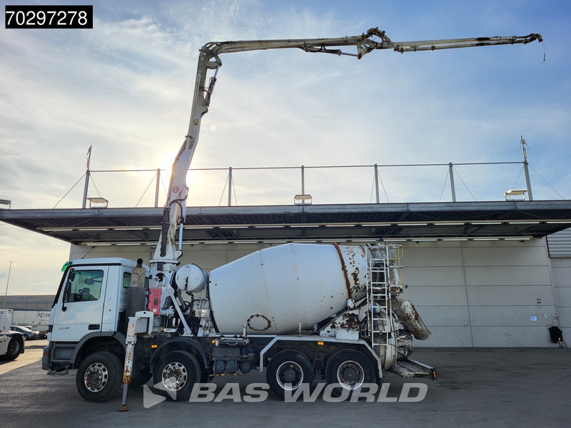 Mercedes-Benz Actros 3241 8X4 Putzmeister TMM 21-G2 PUMI 7m3 Mixer Big-Axle Steelsuspension 3-Pedals Euro 3 - Autočerpadlo: obrázek 2 Mercedes-Benz Actros 3241 8X4 Putzmeister TMM 21-G2 PUMI 7m3 Mixer Big-Axle Steelsuspension 3-Pedals Euro 3 - Autočerpadlo: obrázek 2