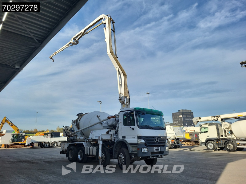Mercedes-Benz Actros 3241 8X4 Putzmeister TMM 21-G2 PUMI 7m3 Mixer Big-Axle Steelsuspension 3-Pedals Euro 3 - Autočerpadlo: obrázek 3 Mercedes-Benz Actros 3241 8X4 Putzmeister TMM 21-G2 PUMI 7m3 Mixer Big-Axle Steelsuspension 3-Pedals Euro 3 - Autočerpadlo: obrázek 3