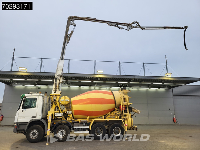 Mercedes-Benz Actros 3244 8X4 Retarder Putzmeister 24 Mtrs Pumi Big-Axle 3-Pedals Euro 4 - Autočerpadlo: obrázek 5 Mercedes-Benz Actros 3244 8X4 Retarder Putzmeister 24 Mtrs Pumi Big-Axle 3-Pedals Euro 4 - Autočerpadlo: obrázek 5