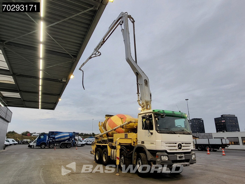 Mercedes-Benz Actros 3244 8X4 Retarder Putzmeister 24 Mtrs Pumi Big-Axle 3-Pedals Euro 4 - Autočerpadlo: obrázek 3 Mercedes-Benz Actros 3244 8X4 Retarder Putzmeister 24 Mtrs Pumi Big-Axle 3-Pedals Euro 4 - Autočerpadlo: obrázek 3