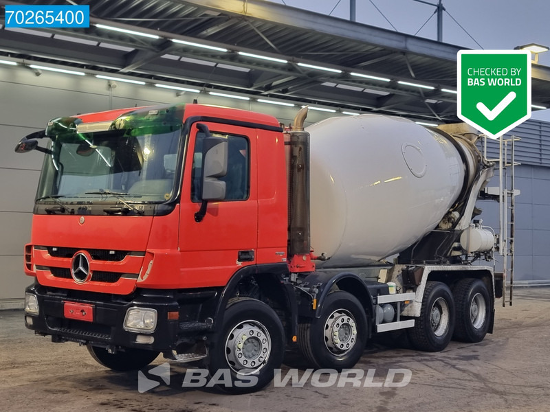 Mercedes-Benz Actros 3541 8X4 Big-Axle Steelsuspension 9m3 Mixer Euro 5 - Autodomíchávač: obrázek 1 Mercedes-Benz Actros 3541 8X4 Big-Axle Steelsuspension 9m3 Mixer Euro 5 - Autodomíchávač: obrázek 1