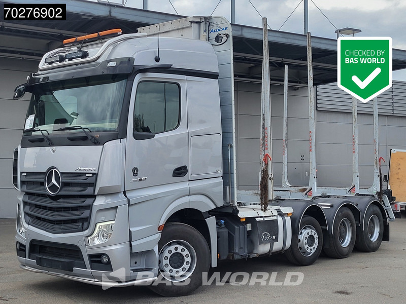Mercedes-Benz Actros 3563 8X4 Timber truck wood transport Big-Axle Lift+Lenkachse Euro 6 - Lesovůz: obrázek 1 Mercedes-Benz Actros 3563 8X4 Timber truck wood transport Big-Axle Lift+Lenkachse Euro 6 - Lesovůz: obrázek 1