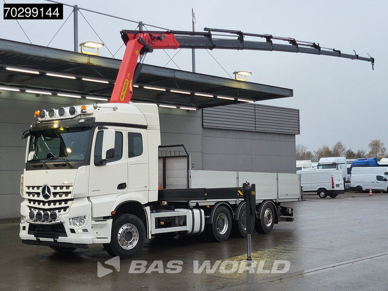 Mercedes-Benz Aroc 3653 Arocs 8X4 Palfinger PK26002-EH G Kran Crane Remote Lift + steering axle Euro 6 - Nákladní automobil valníkový/ Plošinový, Auto s hydraulickou rukou: obrázek 1 Mercedes-Benz Aroc 3653 Arocs 8X4 Palfinger PK26002-EH G Kran Crane Remote Lift + steering axle Euro 6 - Nákladní automobil valníkový/ Plošinový, Auto s hydraulickou rukou: obrázek 1