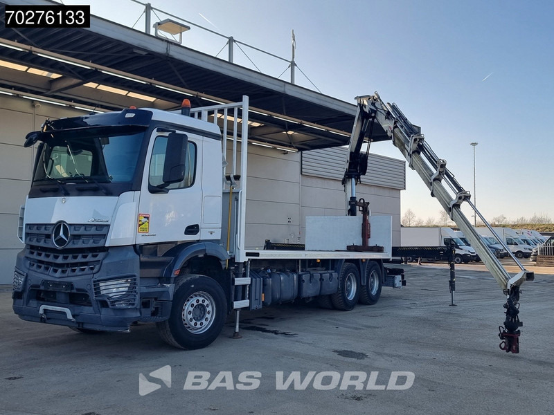 Mercedes-Benz Arocs 2636 6X4 HIAB X-HIDUO 188 ES-S Crane Kran Big axle Euro 6 - Nákladní automobil valníkový/ Plošinový, Auto s hydraulickou rukou: obrázek 5 Mercedes-Benz Arocs 2636 6X4 HIAB X-HIDUO 188 ES-S Crane Kran Big axle Euro 6 - Nákladní automobil valníkový/ Plošinový, Auto s hydraulickou rukou: obrázek 5