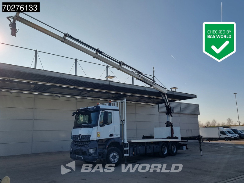 Mercedes-Benz Arocs 2636 6X4 HIAB X-HIDUO 188 ES-S Crane Kran Big axle Euro 6 - Nákladní automobil valníkový/ Plošinový, Auto s hydraulickou rukou: obrázek 1 Mercedes-Benz Arocs 2636 6X4 HIAB X-HIDUO 188 ES-S Crane Kran Big axle Euro 6 - Nákladní automobil valníkový/ Plošinový, Auto s hydraulickou rukou: obrázek 1
