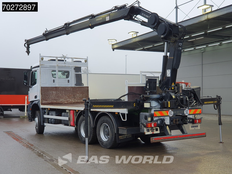 Mercedes-Benz Arocs 2636 6X4 Hiab 144 E-3 Hipro Kran Crane Remote Full Steel Euro 6 - Nákladní automobil valníkový/ Plošinový, Auto s hydraulickou rukou: obrázek 3 Mercedes-Benz Arocs 2636 6X4 Hiab 144 E-3 Hipro Kran Crane Remote Full Steel Euro 6 - Nákladní automobil valníkový/ Plošinový, Auto s hydraulickou rukou: obrázek 3