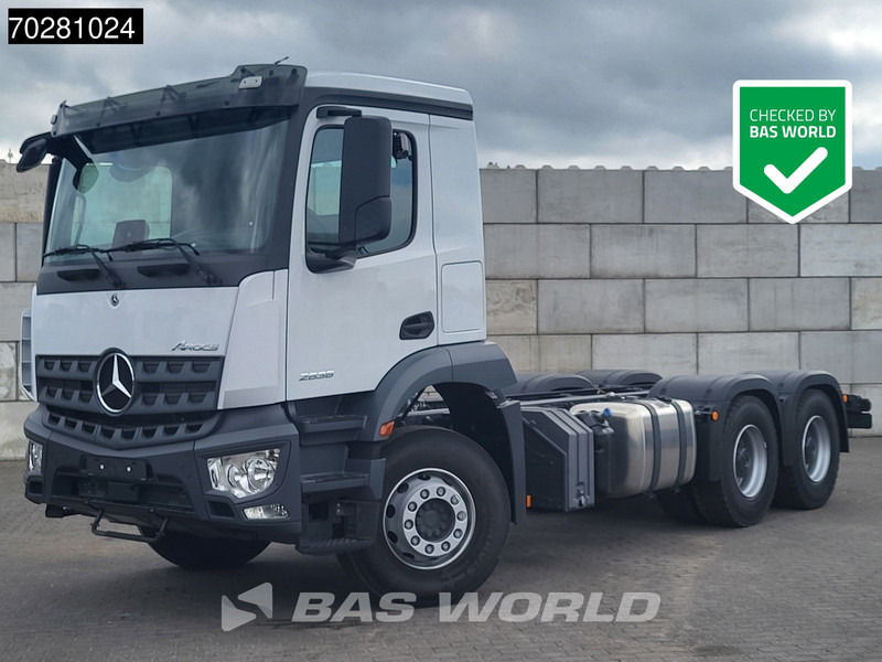 Mercedes-Benz Arocs 2636 6X4 NEW chassis Flywheel PTO Big-Axle Automatic Steelsuspension Euro 6 - Podvozek s kabinou: obrázek 1 Mercedes-Benz Arocs 2636 6X4 NEW chassis Flywheel PTO Big-Axle Automatic Steelsuspension Euro 6 - Podvozek s kabinou: obrázek 1