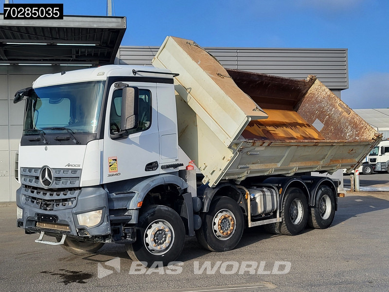 Sklápěč Mercedes-Benz Arocs 3240 8X4 12m3 2-side Tipper Steel Suspension Automatic Big-Axle Euro 6: obrázek 5