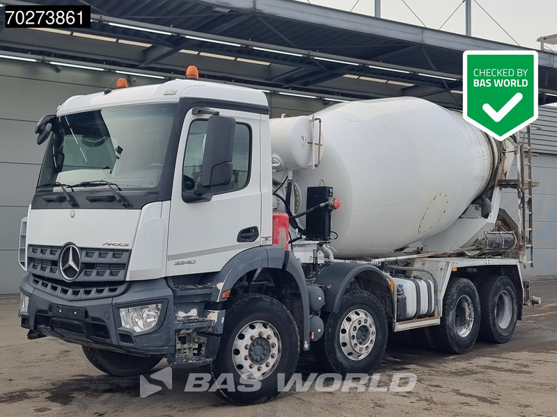 Mercedes-Benz Arocs 3240 8X4 9m3 Steelsuspension Automatic Alcoa's Euro 6 - Autodomíchávač: obrázek 1 Mercedes-Benz Arocs 3240 8X4 9m3 Steelsuspension Automatic Alcoa's Euro 6 - Autodomíchávač: obrázek 1