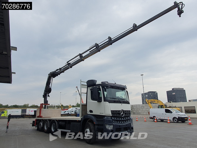 Mercedes-Benz Arocs 3240 8X4 HIAB 211E-6 HIPRO Big-Axle Lift+Steering Navi Euro 6 - Nákladní automobil valníkový/ Plošinový, Auto s hydraulickou rukou: obrázek 3 Mercedes-Benz Arocs 3240 8X4 HIAB 211E-6 HIPRO Big-Axle Lift+Steering Navi Euro 6 - Nákladní automobil valníkový/ Plošinový, Auto s hydraulickou rukou: obrázek 3