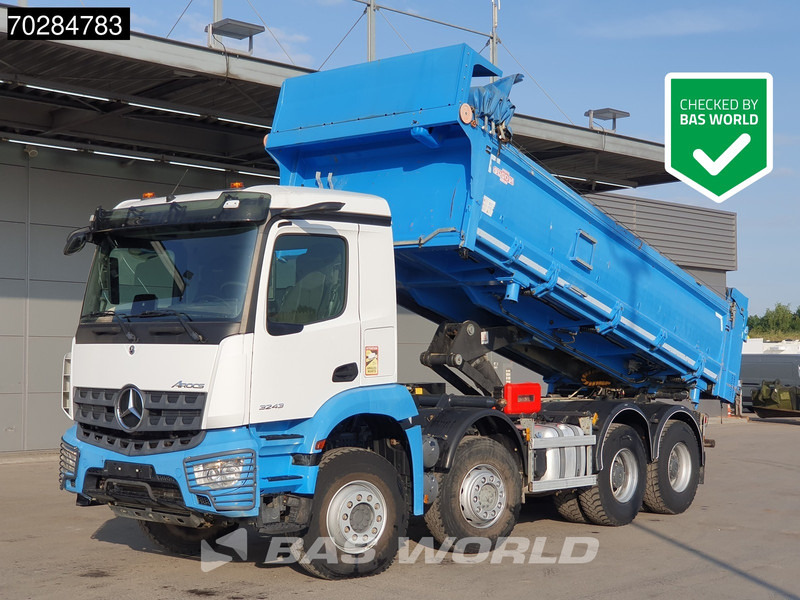 Mercedes-Benz Arocs 3243 8X4 14m3 2-side tipper Big-Axle Steelsuspension Navi Euro 6 - Sklápěč: obrázek 1 Mercedes-Benz Arocs 3243 8X4 14m3 2-side tipper Big-Axle Steelsuspension Navi Euro 6 - Sklápěč: obrázek 1