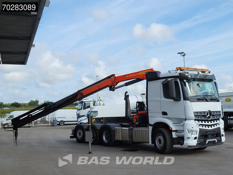 Mercedes-Benz Arocs 3245 Actros 8X4 Palfinger PK22002 EH Crane 17tons hooklift Big-Axle Lift+Lenkachse Navi Euro 6 - Hákový nosič kontejnerů, Auto s hydraulickou rukou: obrázek 3 Mercedes-Benz Arocs 3245 Actros 8X4 Palfinger PK22002 EH Crane 17tons hooklift Big-Axle Lift+Lenkachse Navi Euro 6 - Hákový nosič kontejnerů, Auto s hydraulickou rukou: obrázek 3