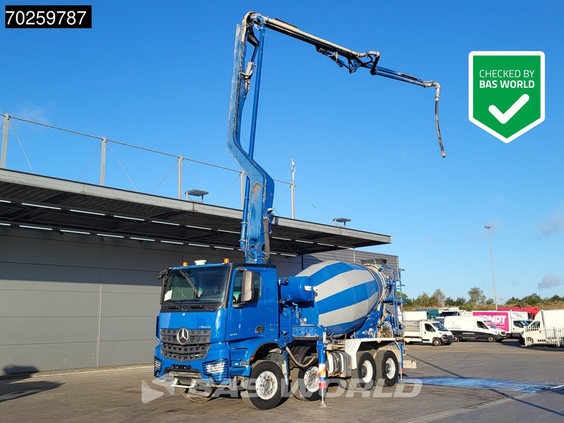 Mercedes-Benz Arocs 3251 8X4 PUMI Putzmeister TMM 24 + Liebherr 7m3 Mixer Retarder Euro 6 - Autočerpadlo: obrázek 1 Mercedes-Benz Arocs 3251 8X4 PUMI Putzmeister TMM 24 + Liebherr 7m3 Mixer Retarder Euro 6 - Autočerpadlo: obrázek 1