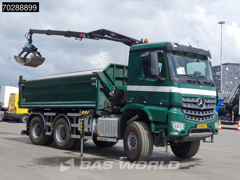 Mercedes-Benz Arocs 3342 Arocs 6X6 NL-Truck HMF 1643 Z-Crane Kran Steering Axle Big-Axle Euro 6 - Sklápěč, Auto s hydraulickou rukou: obrázek 3 Mercedes-Benz Arocs 3342 Arocs 6X6 NL-Truck HMF 1643 Z-Crane Kran Steering Axle Big-Axle Euro 6 - Sklápěč, Auto s hydraulickou rukou: obrázek 3