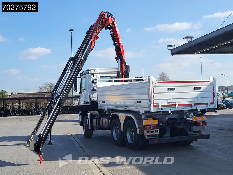 Mercedes-Benz Arocs 3348 6X4 Fasi F195A.2.24 Kran 3 sided tipper 9m3 Big-Axle Navi Euro 6 - Sklápěč, Auto s hydraulickou rukou: obrázek 5 Mercedes-Benz Arocs 3348 6X4 Fasi F195A.2.24 Kran 3 sided tipper 9m3 Big-Axle Navi Euro 6 - Sklápěč, Auto s hydraulickou rukou: obrázek 5