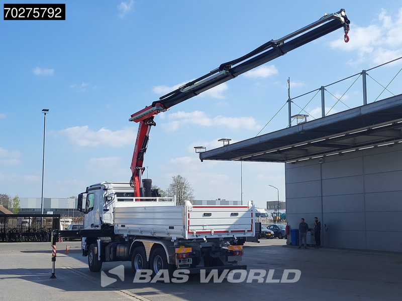 Mercedes-Benz Arocs 3348 6X4 Fasi F195A.2.24 Kran 3 sided tipper 9m3 Big-Axle Navi Euro 6 - Sklápěč, Auto s hydraulickou rukou: obrázek 2 Mercedes-Benz Arocs 3348 6X4 Fasi F195A.2.24 Kran 3 sided tipper 9m3 Big-Axle Navi Euro 6 - Sklápěč, Auto s hydraulickou rukou: obrázek 2