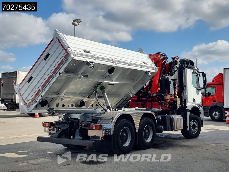 Mercedes-Benz Arocs 3348 6X4 Fassi F255A2.24 Kran Crane 9m3 3-Sided Tipper Big-Axle Euro 6 leasing Mercedes-Benz Arocs 3348 6X4 Fassi F255A2.24 Kran Crane 9m3 3-Sided Tipper Big-Axle Euro 6: obrázek 13