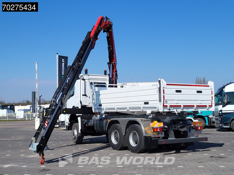 Mercedes-Benz Arocs 3348 6X6 Fassi F255A.2.24 xe-dynamic Kran Dreiseitenkipper Navi Euro 6 - Sklápěč, Auto s hydraulickou rukou: obrázek 2 Mercedes-Benz Arocs 3348 6X6 Fassi F255A.2.24 xe-dynamic Kran Dreiseitenkipper Navi Euro 6 - Sklápěč, Auto s hydraulickou rukou: obrázek 2