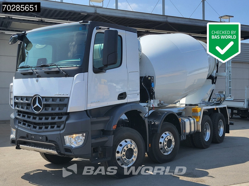 Mercedes-Benz Arocs 3743 8X4 NEW! 10m3 Mixer Big-Axle Steelsuspension Automatic Euro 6 - Autodomíchávač: obrázek 1 Mercedes-Benz Arocs 3743 8X4 NEW! 10m3 Mixer Big-Axle Steelsuspension Automatic Euro 6 - Autodomíchávač: obrázek 1