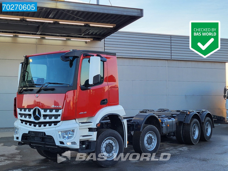 Mercedes-Benz Arocs 4843 8X4 NEW chassis RHD! Steel suspension Automatic Euro 6 - Podvozek s kabinou: obrázek 1 Mercedes-Benz Arocs 4843 8X4 NEW chassis RHD! Steel suspension Automatic Euro 6 - Podvozek s kabinou: obrázek 1