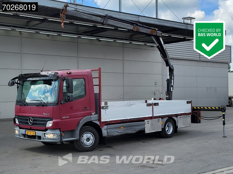 Mercedes-Benz Atego 1016 Atego 4X2 NL-Truck Hiab 066B-2 Duo Crane Automatic Euro 5 - Nákladní automobil valníkový/ Plošinový, Auto s hydraulickou rukou: obrázek 1 Mercedes-Benz Atego 1016 Atego 4X2 NL-Truck Hiab 066B-2 Duo Crane Automatic Euro 5 - Nákladní automobil valníkový/ Plošinový, Auto s hydraulickou rukou: obrázek 1