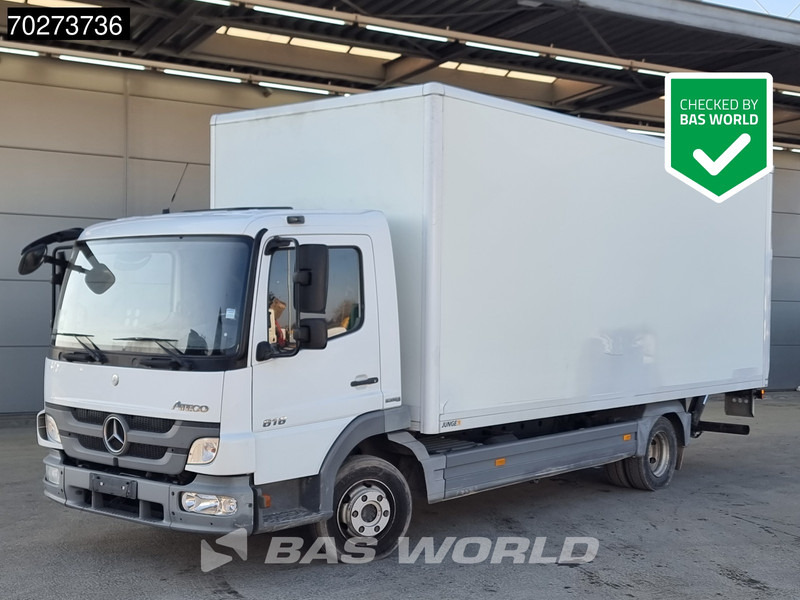 Skříňový nákladní auto Mercedes-Benz Atego 816 4X2 8tonner Manual Ladebordwand Euro 5: obrázek 1