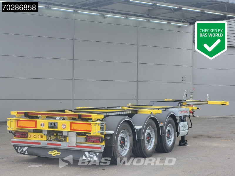Orthaus CGS (Euro Slider 500) 3 axles Multi 45ft Lift Axle extendable SAF - Kontejnerovy návěs/ Výměnná nástavba: obrázek 1 Orthaus CGS (Euro Slider 500) 3 axles Multi 45ft Lift Axle extendable SAF - Kontejnerovy návěs/ Výměnná nástavba: obrázek 1