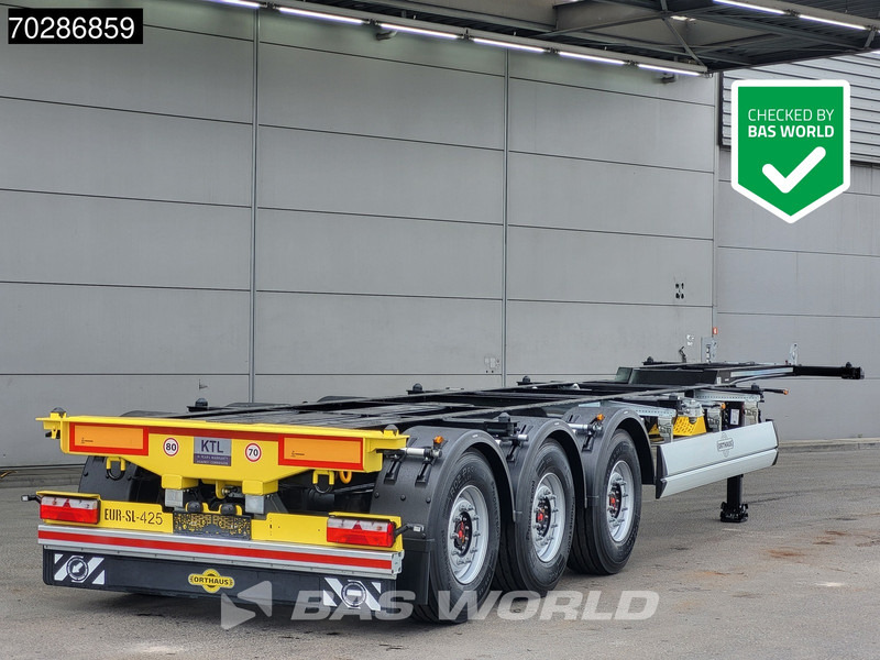 Orthaus TR 3 axles Mutli'45 Lift Axle Extendable SAF - Kontejnerovy návěs/ Výměnná nástavba: obrázek 1 Orthaus TR 3 axles Mutli'45 Lift Axle Extendable SAF - Kontejnerovy návěs/ Výměnná nástavba: obrázek 1