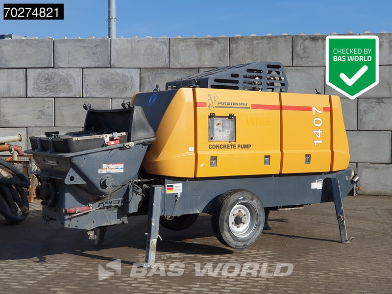 Putzmeister BSA 1407 D5 CONCRETE PUMP - Betonářská technika: obrázek 1 Putzmeister BSA 1407 D5 CONCRETE PUMP - Betonářská technika: obrázek 1