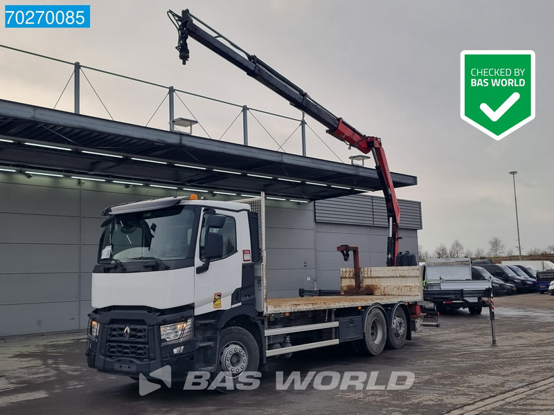 Renault C 380 6X2 Fassi F155A.0.23 E-ACTIVE Remote Control Euro 6 - Nákladní automobil valníkový/ Plošinový, Auto s hydraulickou rukou: obrázek 1 Renault C 380 6X2 Fassi F155A.0.23 E-ACTIVE Remote Control Euro 6 - Nákladní automobil valníkový/ Plošinový, Auto s hydraulickou rukou: obrázek 1