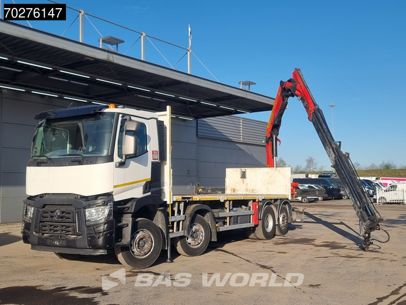 Renault C 380 8X2 Palfinger PK24001K Remote Lenkachse Euro 6 - Nákladní automobil valníkový/ Plošinový, Auto s hydraulickou rukou: obrázek 3 Renault C 380 8X2 Palfinger PK24001K Remote Lenkachse Euro 6 - Nákladní automobil valníkový/ Plošinový, Auto s hydraulickou rukou: obrázek 3