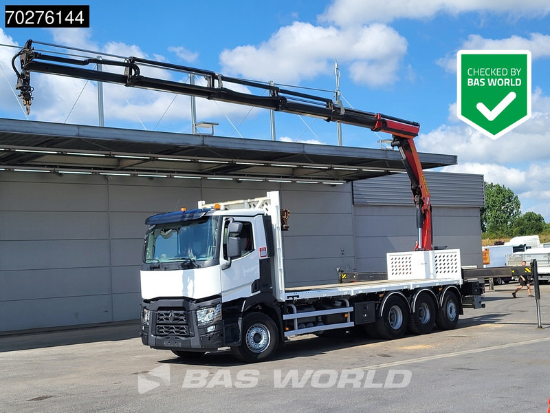 Renault C 380 8X4 Palfinger PK 23001 EH Remote Lift+Lenkachse Euro 6 - Nákladní automobil valníkový/ Plošinový, Auto s hydraulickou rukou: obrázek 1 Renault C 380 8X4 Palfinger PK 23001 EH Remote Lift+Lenkachse Euro 6 - Nákladní automobil valníkový/ Plošinový, Auto s hydraulickou rukou: obrázek 1