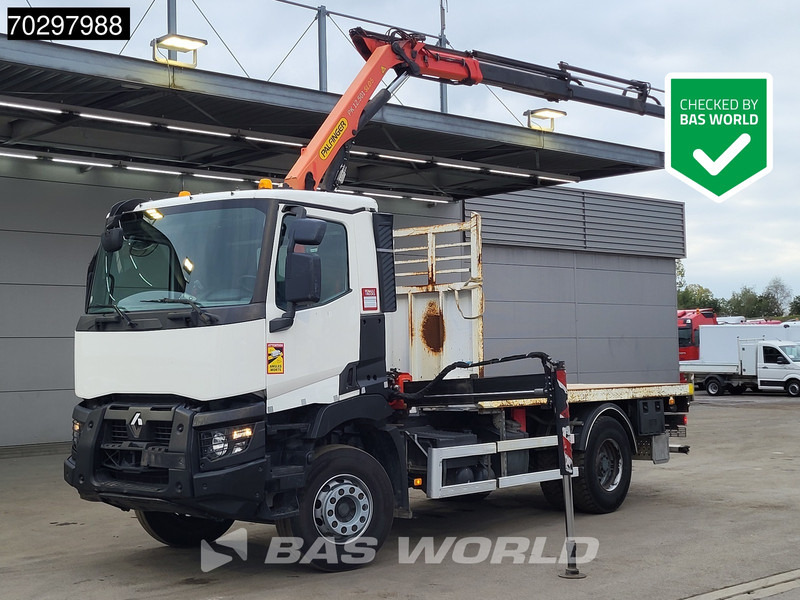 Renault C 380 C 4X2 Palfinger PK 12.501 Crane Big-Axle Steelsuspension Automatic Euro 6 - Nákladní automobil valníkový/ Plošinový, Auto s hydraulickou rukou: obrázek 1 Renault C 380 C 4X2 Palfinger PK 12.501 Crane Big-Axle Steelsuspension Automatic Euro 6 - Nákladní automobil valníkový/ Plošinový, Auto s hydraulickou rukou: obrázek 1