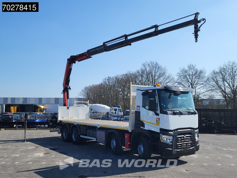 Renault C 430 8X4 Palfinger 22002 EH kran Crane Big-Axle steel suspension Euro 6 - Nákladní automobil valníkový/ Plošinový, Auto s hydraulickou rukou: obrázek 3 Renault C 430 8X4 Palfinger 22002 EH kran Crane Big-Axle steel suspension Euro 6 - Nákladní automobil valníkový/ Plošinový, Auto s hydraulickou rukou: obrázek 3