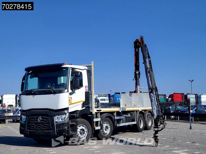 Renault C 430 8X4 Palfinger 22002 EH kran Crane Big-Axle steel suspension Euro 6 - Nákladní automobil valníkový/ Plošinový, Auto s hydraulickou rukou: obrázek 5 Renault C 430 8X4 Palfinger 22002 EH kran Crane Big-Axle steel suspension Euro 6 - Nákladní automobil valníkový/ Plošinový, Auto s hydraulickou rukou: obrázek 5