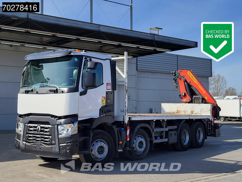 Renault C 430 8X4 Palfinger PK33002EH Euro 6 Big Axle - Nákladní automobil valníkový/ Plošinový, Auto s hydraulickou rukou: obrázek 2 Renault C 430 8X4 Palfinger PK33002EH Euro 6 Big Axle - Nákladní automobil valníkový/ Plošinový, Auto s hydraulickou rukou: obrázek 2