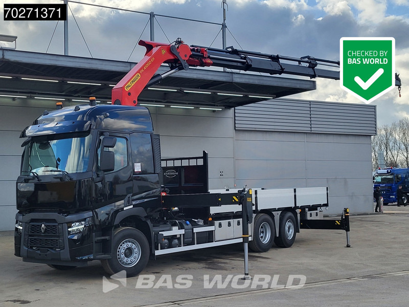 Renault C 480 6X2 NEW! Palfinger PK41002 EH Crane Kran ACC Euro 6 - Nákladní automobil valníkový/ Plošinový, Auto s hydraulickou rukou: obrázek 1 Renault C 480 6X2 NEW! Palfinger PK41002 EH Crane Kran ACC Euro 6 - Nákladní automobil valníkový/ Plošinový, Auto s hydraulickou rukou: obrázek 1