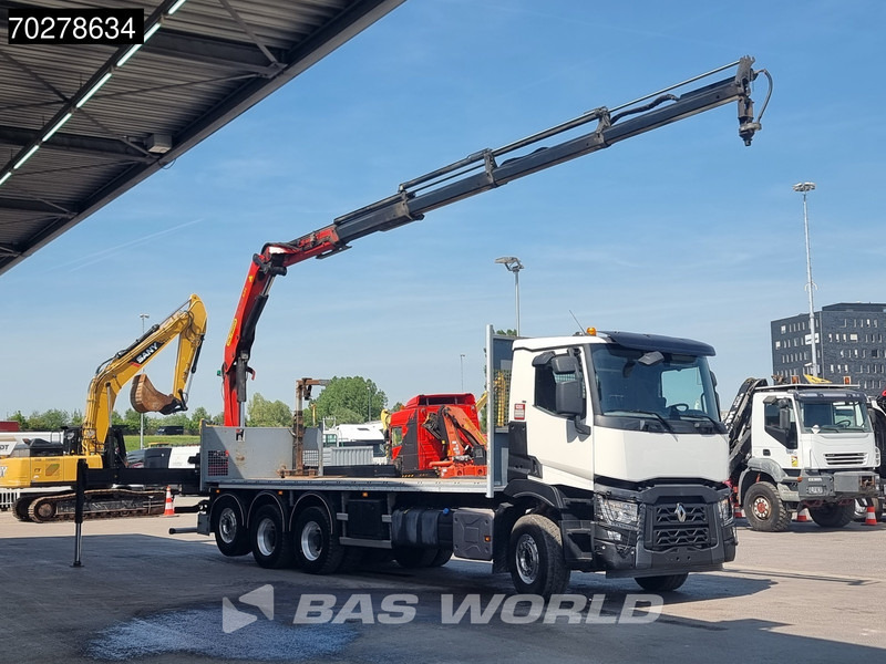 Renault C 480 8X4 Palfinger 24.001 SLD5 Kran Crane Lift-Lenkachse Euro 6 - Nákladní automobil valníkový/ Plošinový, Auto s hydraulickou rukou: obrázek 3 Renault C 480 8X4 Palfinger 24.001 SLD5 Kran Crane Lift-Lenkachse Euro 6 - Nákladní automobil valníkový/ Plošinový, Auto s hydraulickou rukou: obrázek 3