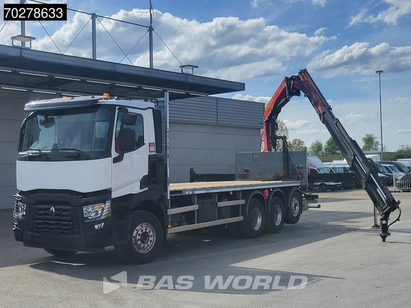 Renault C 480 8X4 Palfinger PK24.001 SLD5 Crane Kran Automatic Liftachse Euro 6 - Nákladní automobil valníkový/ Plošinový, Auto s hydraulickou rukou: obrázek 2 Renault C 480 8X4 Palfinger PK24.001 SLD5 Crane Kran Automatic Liftachse Euro 6 - Nákladní automobil valníkový/ Plošinový, Auto s hydraulickou rukou: obrázek 2