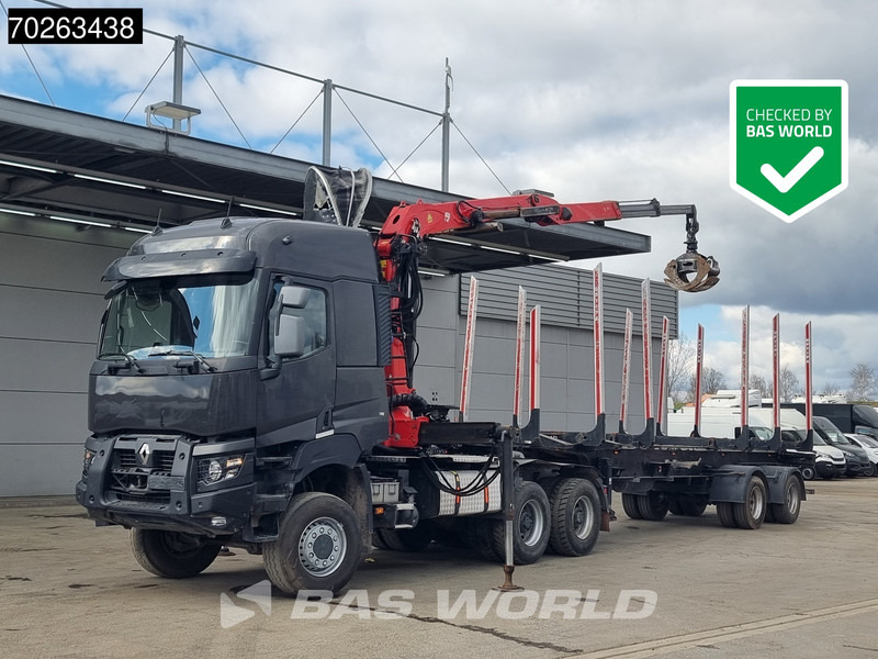 Renault K 520 6X6 Holz Kran Palfinger Q180Z96 6x6 Big-Axle Steelsuspension - Lesovůz, Auto s hydraulickou rukou: obrázek 1 Renault K 520 6X6 Holz Kran Palfinger Q180Z96 6x6 Big-Axle Steelsuspension - Lesovůz, Auto s hydraulickou rukou: obrázek 1