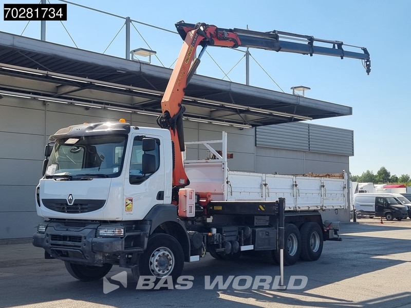 Renault Kerax 370 6X4 Palfinger PK16502 Kran Crane Big-Axle Steel suspension Euro 4 - Sklápěč, Auto s hydraulickou rukou: obrázek 1 Renault Kerax 370 6X4 Palfinger PK16502 Kran Crane Big-Axle Steel suspension Euro 4 - Sklápěč, Auto s hydraulickou rukou: obrázek 1