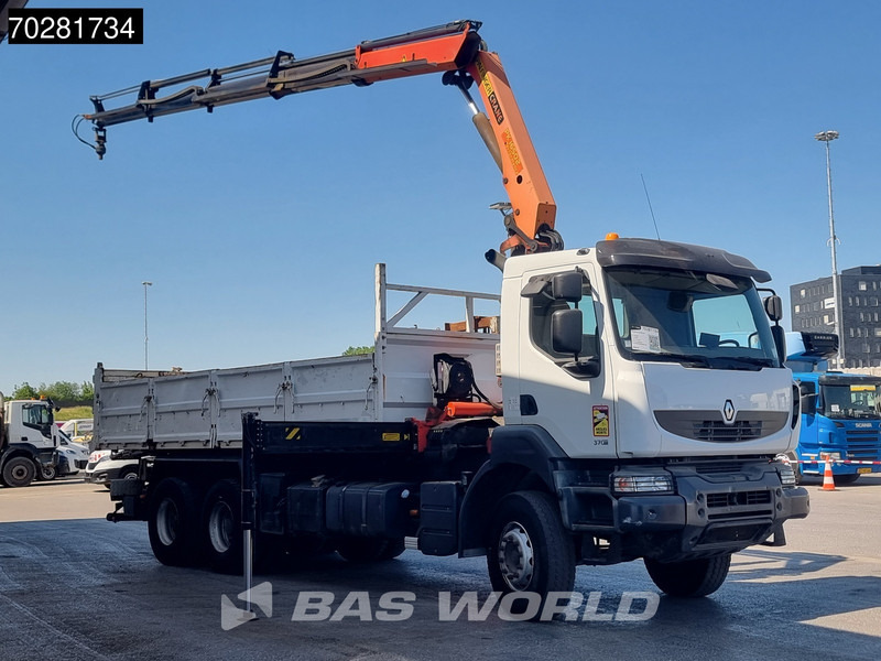 Renault Kerax 370 6X4 Palfinger PK16502 Kran Crane Big-Axle Steel suspension Euro 4 - Sklápěč, Auto s hydraulickou rukou: obrázek 3 Renault Kerax 370 6X4 Palfinger PK16502 Kran Crane Big-Axle Steel suspension Euro 4 - Sklápěč, Auto s hydraulickou rukou: obrázek 3