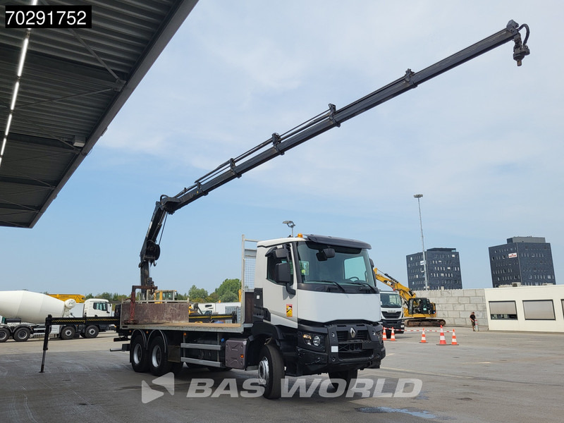 Renault Premium 380 6X4 HIAB X-HIDUO 188 E-5 Crane Steelsuspension Big-Axle Automatic Euro 6 - Nákladní automobil valníkový/ Plošinový, Auto s hydraulickou rukou: obrázek 3 Renault Premium 380 6X4 HIAB X-HIDUO 188 E-5 Crane Steelsuspension Big-Axle Automatic Euro 6 - Nákladní automobil valníkový/ Plošinový, Auto s hydraulickou rukou: obrázek 3