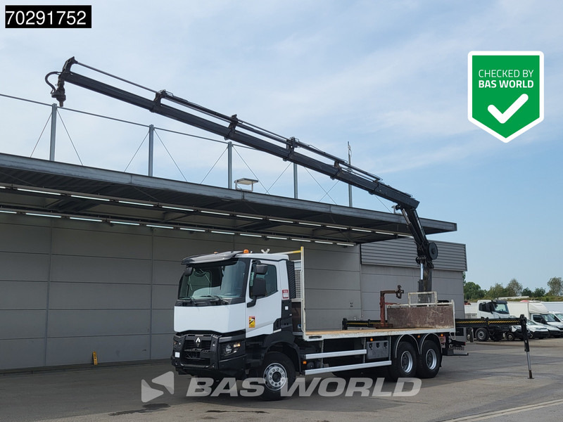 Renault Premium 380 6X4 HIAB X-HIDUO 188 E-5 Crane Steelsuspension Big-Axle Automatic Euro 6 - Nákladní automobil valníkový/ Plošinový, Auto s hydraulickou rukou: obrázek 1 Renault Premium 380 6X4 HIAB X-HIDUO 188 E-5 Crane Steelsuspension Big-Axle Automatic Euro 6 - Nákladní automobil valníkový/ Plošinový, Auto s hydraulickou rukou: obrázek 1