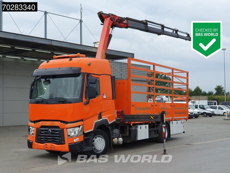 Renault T 380 4X2 Palfinger PK18002-EH Kran Crane Retarder Standklima Euro 6 - Nákladní automobil valníkový/ Plošinový, Auto s hydraulickou rukou: obrázek 1 Renault T 380 4X2 Palfinger PK18002-EH Kran Crane Retarder Standklima Euro 6 - Nákladní automobil valníkový/ Plošinový, Auto s hydraulickou rukou: obrázek 1